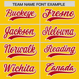 Custom Gold Classic Style Authentic Baseball Jersey