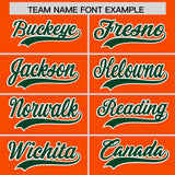 Custom Orange Classic Style Authentic Baseball Jersey