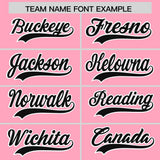 Custom Light Pink Classic Style Authentic Baseball Jersey