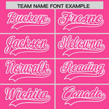 Custom Pink Classic Style Authentic Baseball Jersey