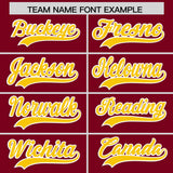Custom Crimson Classic Style Authentic Baseball Jersey