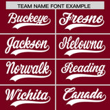 Custom Crimson Classic Style Authentic Baseball Jersey