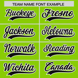 Custom Neon Green Classic Style Authentic Baseball Jersey