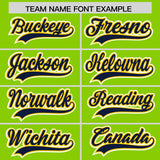 Custom Neon Green Classic Style Authentic Baseball Jersey