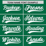 Custom Kelly Green Classic Style Authentic Baseball Jersey