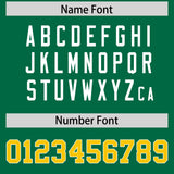 Custom Kelly Green Classic Style Authentic Baseball Jersey