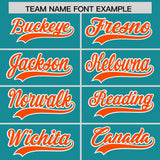 Custom Aqua Classic Style Authentic Baseball Jersey