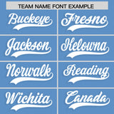 Custom Light Blue Classic Style Authentic Baseball Jersey