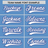 Custom Light Blue Classic Style Authentic Baseball Jersey