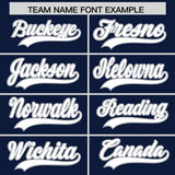 Custom Navy Classic Style Authentic Baseball Jersey
