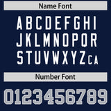 Custom Navy Classic Style Authentic Baseball Jersey