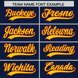Custom Navy Classic Style Authentic Baseball Jersey