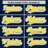 Custom Navy Classic Style Authentic Baseball Jersey