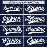 Custom Navy Classic Style Authentic Baseball Jersey