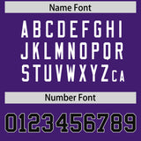 Custom Purple Classic Style Authentic Baseball Jersey