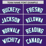 Custom Purple Classic Style Authentic Baseball Jersey