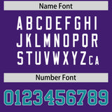 Custom Purple Classic Style Authentic Baseball Jersey