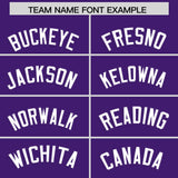 Custom Purple Classic Style Authentic Baseball Jersey