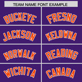 Custom Purple Classic Style Authentic Baseball Jersey