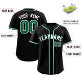 Custom Black Classic Style Authentic Baseball Jersey