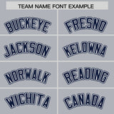 Custom Gray Classic Style Authentic Baseball Jersey