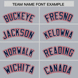 Custom Gray Classic Style Authentic Baseball Jersey