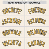 Custom Cream Classic Style Authentic Baseball Jersey