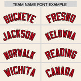 Custom Cream Classic Style Authentic Baseball Jersey