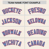Custom Cream Classic Style Authentic Baseball Jersey