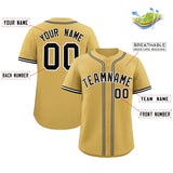 Custom Cream Classic Style Authentic Baseball Jersey