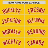 Custom Gold Classic Style Authentic Baseball Jersey