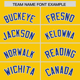 Custom Gold Classic Style Authentic Baseball Jersey