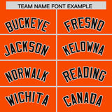 Custom Orange Classic Style Authentic Baseball Jersey