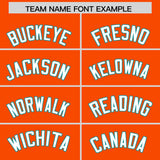 Custom Orange Classic Style Authentic Baseball Jersey