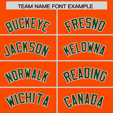Custom Orange Classic Style Authentic Baseball Jersey