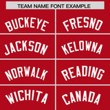 Custom Red Classic Style Authentic Baseball Jersey
