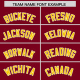 Custom Crimson Classic Style Authentic Baseball Jersey