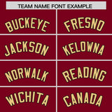 Custom Crimson Classic Style Authentic Baseball Jersey