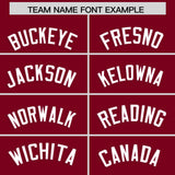 Custom Crimson Classic Style Authentic Baseball Jersey