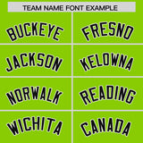 Custom Neon Green Classic Style Authentic Baseball Jersey