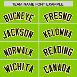 Custom Neon Green Classic Style Authentic Baseball Jersey
