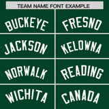 Custom Green Classic Style Authentic Baseball Jersey