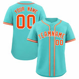 Custom Bright Green Classic Style Authentic Baseball Jersey