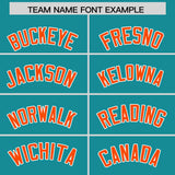 Custom Aqua Classic Style Authentic Baseball Jersey