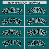 Custom Aqua Classic Style Authentic Baseball Jersey