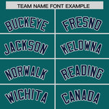 Custom Aqua Classic Style Authentic Baseball Jersey