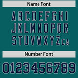 Custom Aqua Classic Style Authentic Baseball Jersey