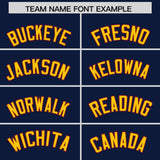 Custom Navy Classic Style Authentic Baseball Jersey