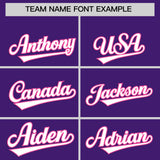 Custom Purple Classic Style Authentic Baseball Jersey