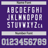 Custom Purple Classic Style Authentic Baseball Jersey
